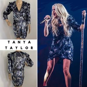 BNWT $695 TANYA TAYLOR Gunmetal Camo ZOEY Dress